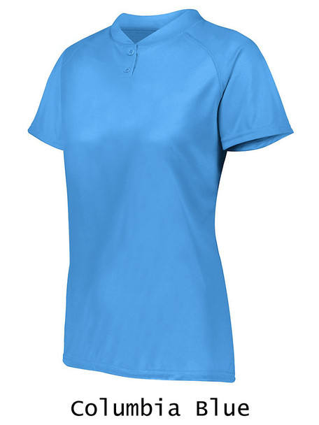 Girls "Splitter" Two-Button Softball Jersey