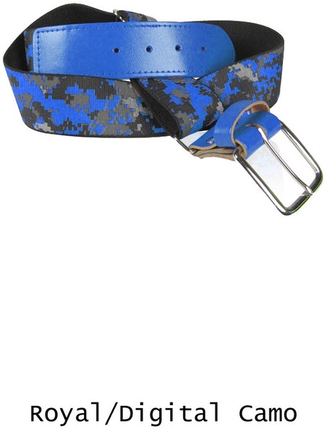Elastic Digital Camo Softball Belt
