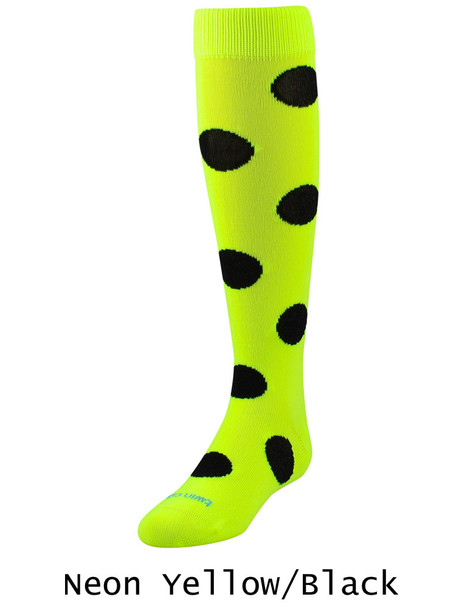 Polkadot 2 Over the Calf Softball Sock