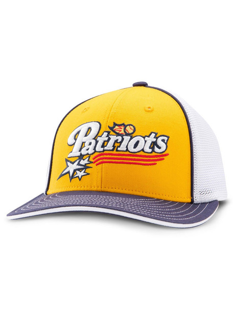 Trucker Mesh Tri-Color Cotton Twill Baseball Cap