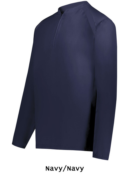 Youth "Long Sleeve Cage" 1/4 Zip Baseball Jacket