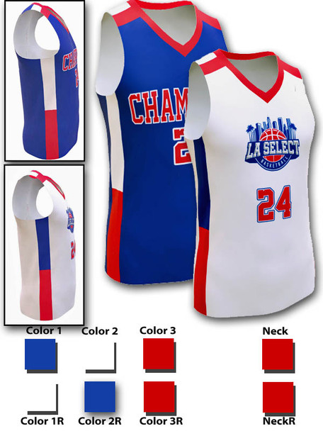 Saver Series - Adult/Youth "Champion" Custom Sublimated Reversible Basketball Set