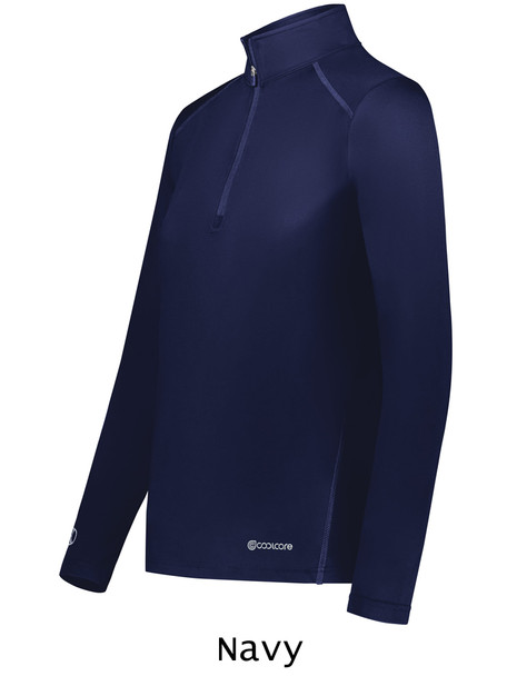 Womens "Cool Core" 1/4 Zip Pullover