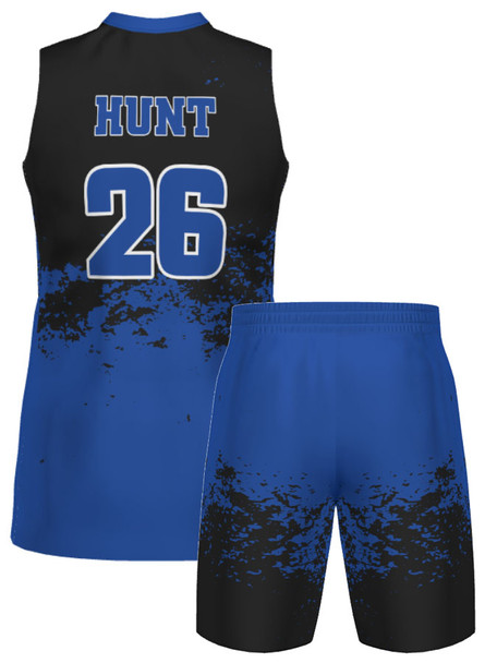 Quick Ship Plus - Womens/Girls "Fall Away" Custom Sublimated Basketball Uniform