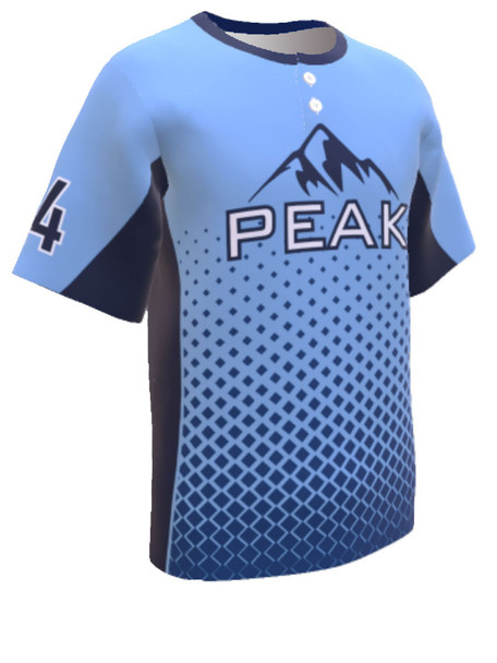 Control Series Premium - "Beacon" Custom Sublimated 2 Button Baseball Jersey