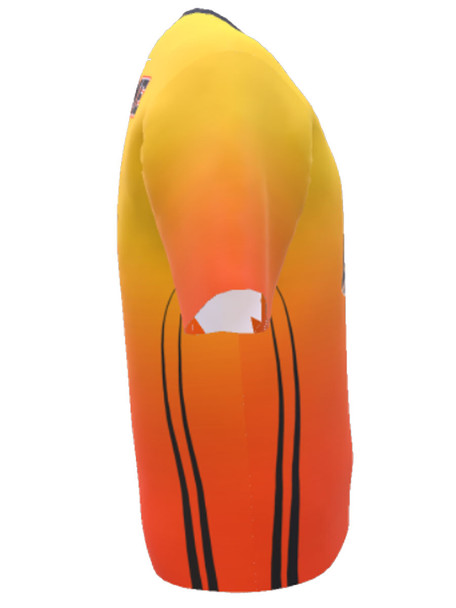 Control Series Premium  - "Explode" Custom Sublimated 2 Button Baseball Jersey