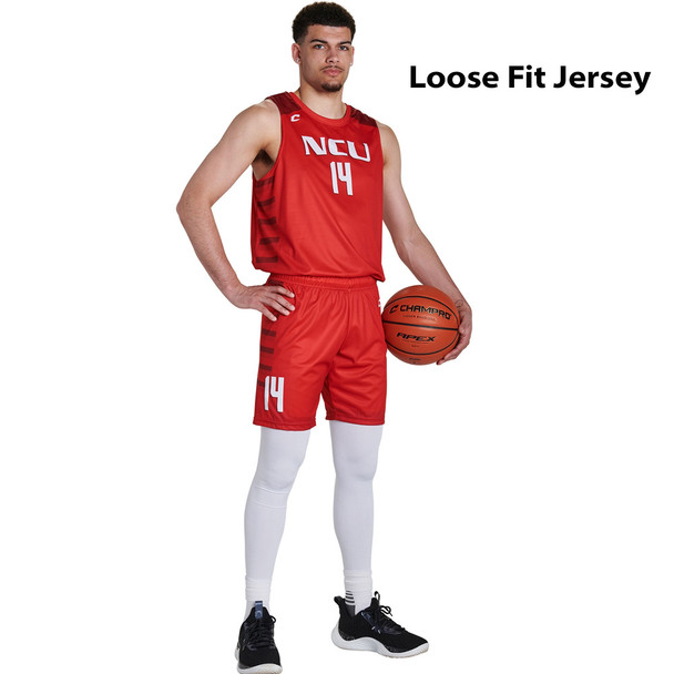 Quick Ship - Adult/Youth "Sky High" Custom Sublimated Basketball Uniform