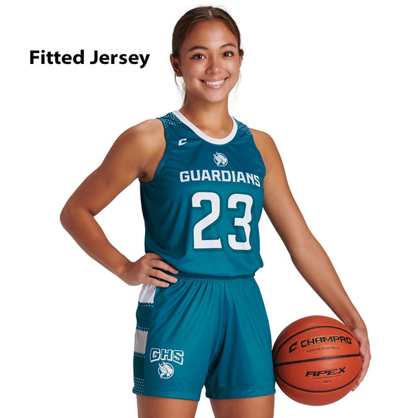 Quick Ship - Womens/Girls "Energy" Custom Sublimated Basketball Uniform