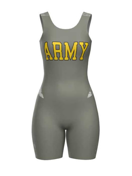 Womens "Militant" Custom Sublimated Wrestling Singlet Womens Wrestling Singlets All Sports Uniforms