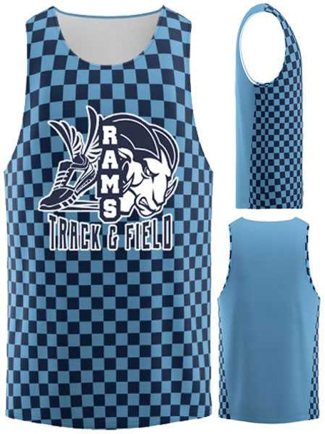 Control Series - Adult/Youth "Checkered" Custom Sublimated Track Set Adult/Youth Sublimated Track Sets All Sports Uniforms