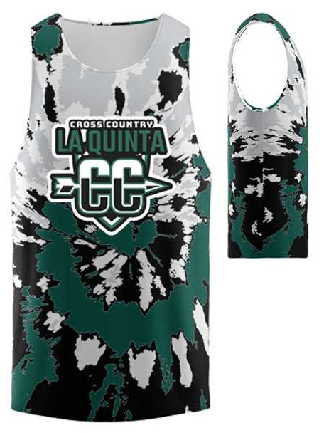 Control Series - Adult/Youth "TieDye" Custom Sublimated Track Singlet Adult/Youth Sublimated Track Singlets All Sports Uniforms