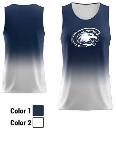 Control Series - Womens/Girls "Ombre" Custom Sublimated Track Singlet Womens/Youth Sublimated Track Singlets All Sports Uniforms