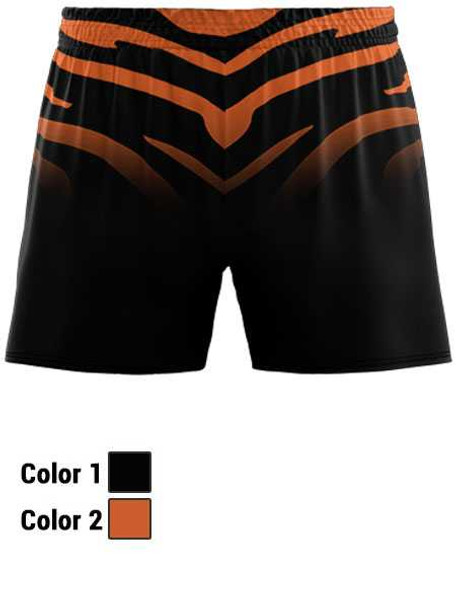 Control Series - Adult/Youth "Striped" Custom Sublimated Track Shorts Adult/Youth Standard Fit Sublimated Track Shorts All Sports Uniforms