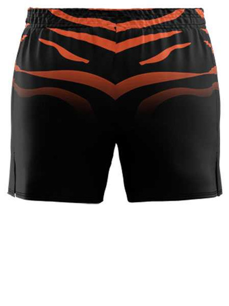 Control Series - Womens/Girls "Striped" Custom Sublimated Track Shorts Womens/Youth Standard Fit Sublimated Track Shorts All Sports Uniforms