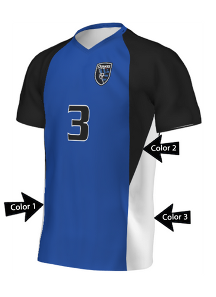 Quick Ship - Adult/Youth "Refraction" Custom Sublimated Soccer Jersey Classic Quick Ship Adult/Youth Soccer Jerseys All Sports Uniforms