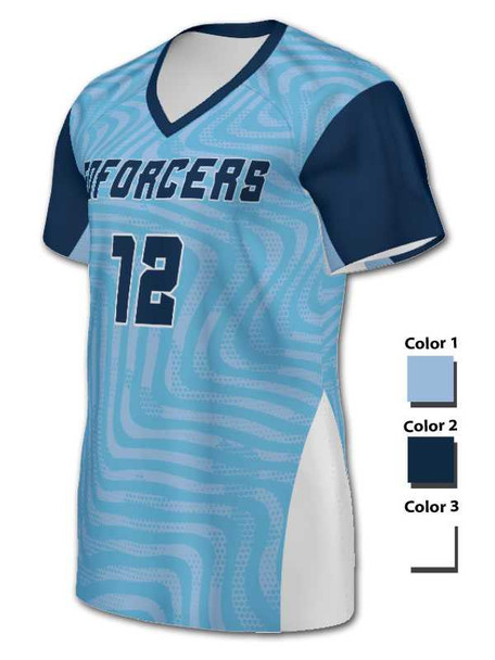 Quick Ship - Womens/Girls "Goal Kick" Custom Sublimated Soccer Jersey Classic Quick Ship Womens/Girls Soccer Jerseys All Sports Uniforms