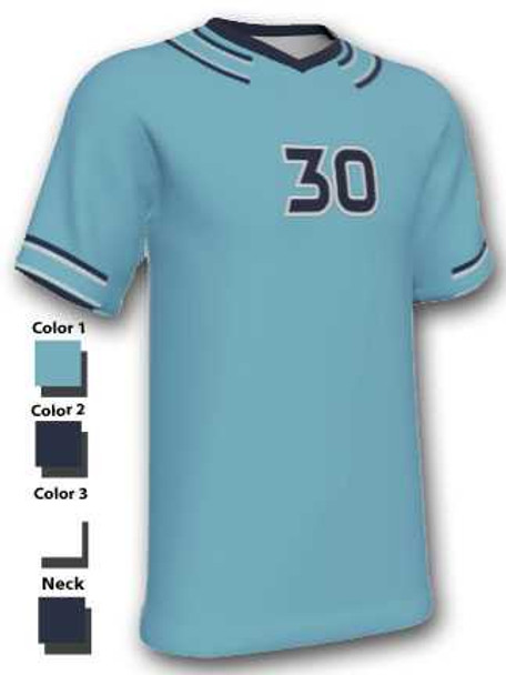 Quick Ship - Adult/Youth "Down Two" Custom Sublimated Volleyball Jersey-2 Quick Ship Mens Volleyball Jerseys All Sports Uniforms