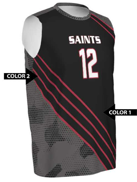Quick Ship - Adult/Youth "Free Ball" Custom Sublimated Sleeveless Volleyball Jersey-2 Quick Ship Mens Sleeveless Volleyball Jerseys All Sports Uniforms
