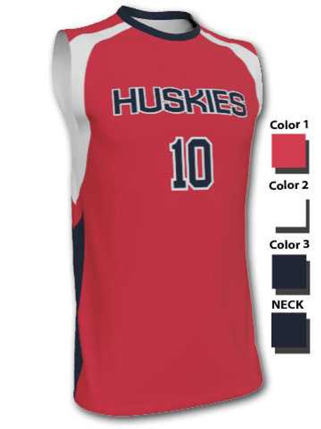 Quick Ship - Adult/Youth "Closer" Custom Sublimated Sleeveless Volleyball Jersey-2 Quick Ship Mens Sleeveless Volleyball Jerseys All Sports Uniforms