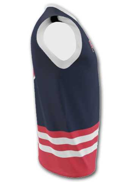 Quick Ship - Adult/Youth "Crosstown" Custom Sublimated Sleeveless Volleyball Jersey-2 Quick Ship Mens Sleeveless Volleyball Jerseys All Sports Uniforms