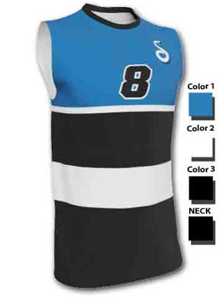 Quick Ship - Adult/Youth "Steal" Custom Sublimated Sleeveless Volleyball Jersey-2 Quick Ship Mens Sleeveless Volleyball Jerseys All Sports Uniforms