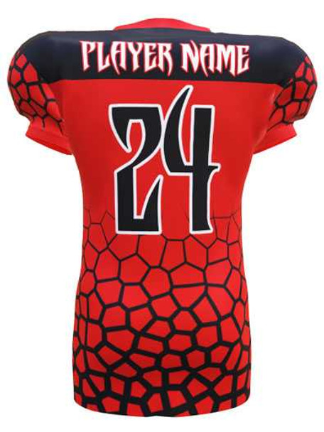 Control Series - "Demon" Custom Sublimated Football Jersey Control Series - Football Jerseys All Sports Uniforms
