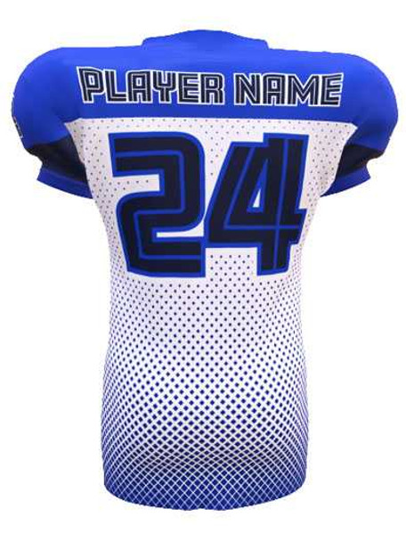 Control Series - "Dot Fade" Custom Sublimated Football Jersey Control Series - Football Jerseys All Sports Uniforms