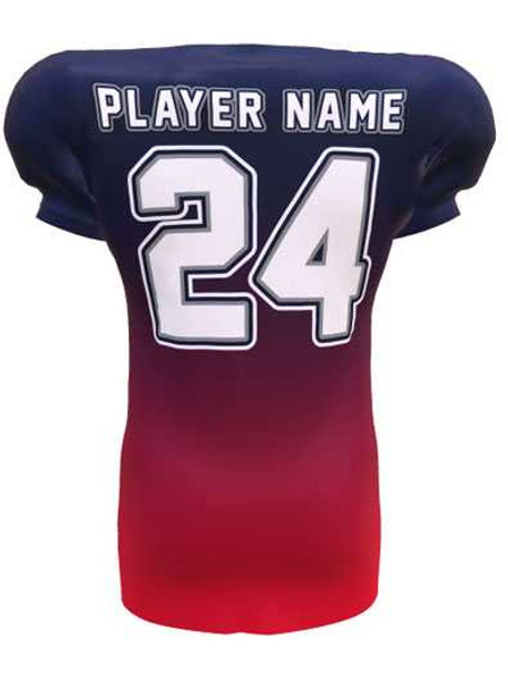 Control Series - "Fade" Custom Sublimated Football Jersey Control Series - Football Jerseys All Sports Uniforms