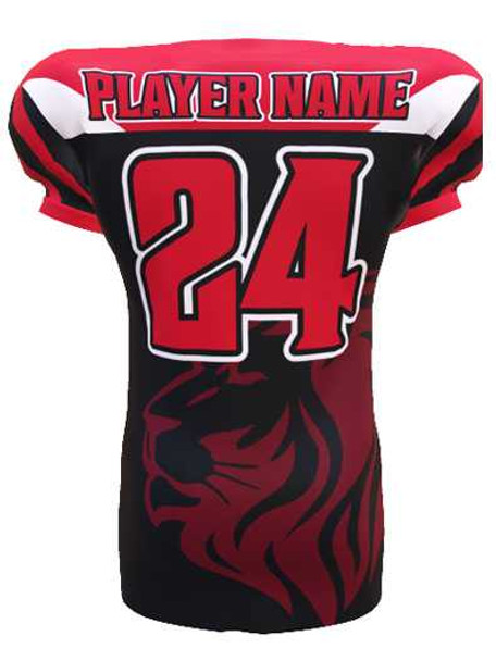 Control Series - "Lion" Custom Sublimated Football Jersey Control Series - Football Jerseys All Sports Uniforms