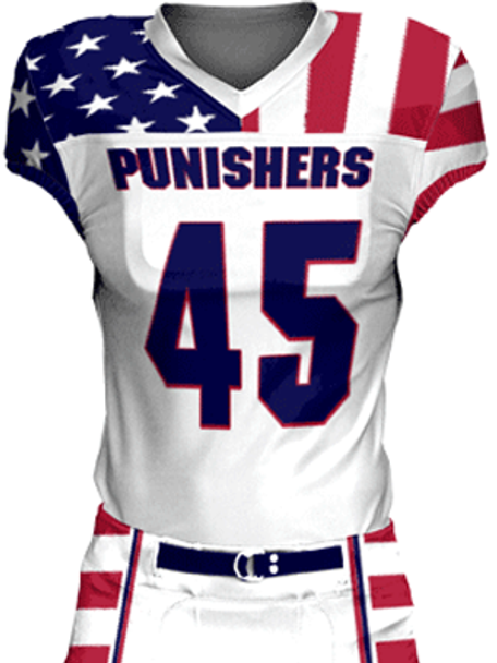 Saver Series - "Punisher" Custom Sublimated Football Jersey