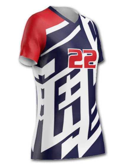 Control Series Premium - Womens/Girls "Strike (Short Sleeve)" Custom Sublimated Volleyball Jersey Premium Volleyball Jerseys All Sports Uniforms