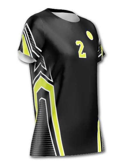 Control Series Premium - Womens/Girls "Force (Short Sleeve)" Custom Sublimated Volleyball Jersey Premium Volleyball Jerseys All Sports Uniforms