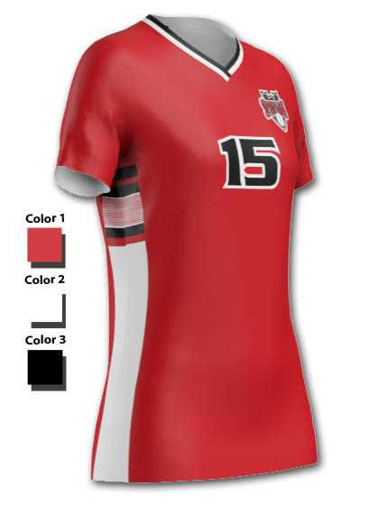 Control Series Premium - Womens/Girls "Latch (Short Sleeve)" Custom Sublimated Volleyball Jersey Premium Volleyball Jerseys All Sports Uniforms