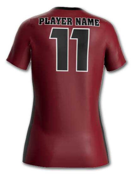 Control Series Premium - Womens/Girls "Side Insert Solid Short Sleeve" Custom Sublimated Volleyball Jersey Premium Volleyball Jerseys All Sports Uniforms