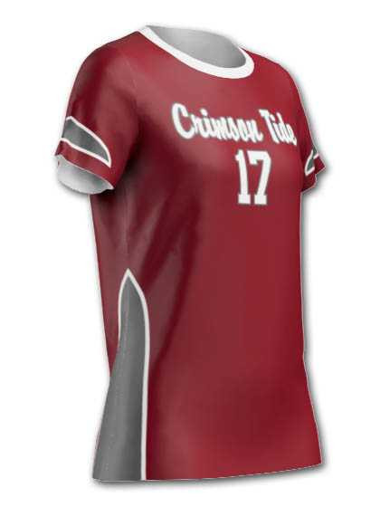 Control Series Premium - Womens/Girls "Columbia Short Sleeve" Custom Sublimated Volleyball Jersey Control Series Volleyball Jerseys All Sports Uniforms