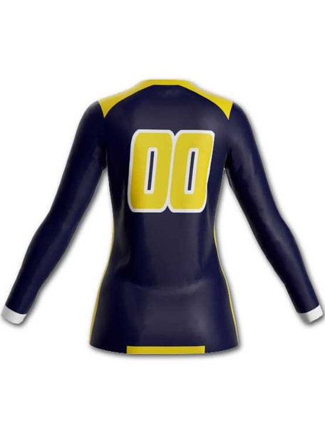 Control Series - "Horizon" Custom Sublimated Volleyball Jersey Long Sleeve Volleyball Jerseys All Sports Uniforms