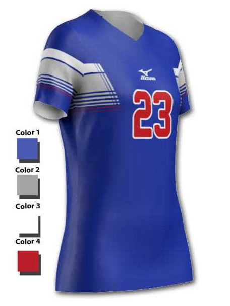 Control Series - "Pressure" Short Sleeve Custom Sublimated Volleyball Jersey Short Sleeve Volleyball Jerseys All Sports Uniforms