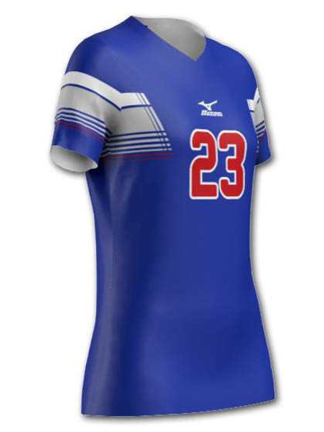 Control Series - "Pressure" Short Sleeve Custom Sublimated Volleyball Jersey Short Sleeve Volleyball Jerseys All Sports Uniforms