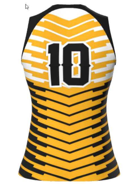 Control Series - "Attacker" Sleeveless Custom Sublimated Volleyball Jersey Sleeveless Volleyball Jerseys All Sports Uniforms