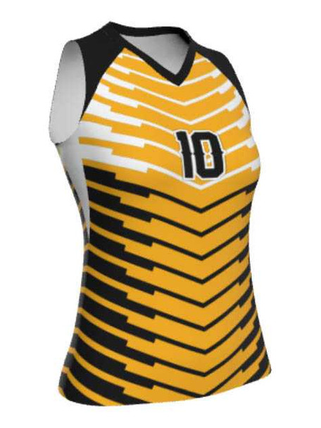 Control Series - "Attacker" Sleeveless Custom Sublimated Volleyball Jersey Sleeveless Volleyball Jerseys All Sports Uniforms