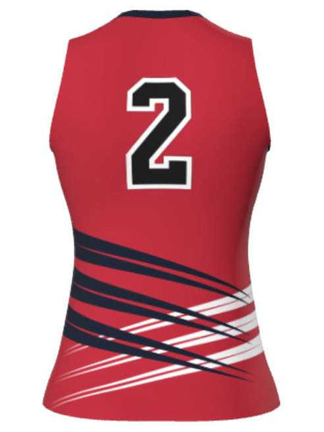 Control Series - "Dink" Sleeveless Custom Sublimated Volleyball Jersey Sleeveless Volleyball Jerseys All Sports Uniforms