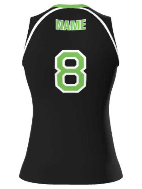 Control Series - "Rotate" Sleeveless Custom Sublimated Volleyball Jersey Sleeveless Volleyball Jerseys All Sports Uniforms