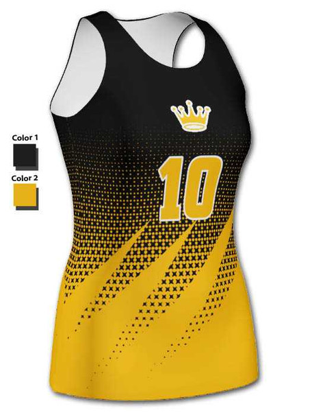 Control Series - "Spike A" Sleeveless Custom Sublimated Volleyball Jersey Sleeveless Volleyball Jerseys All Sports Uniforms