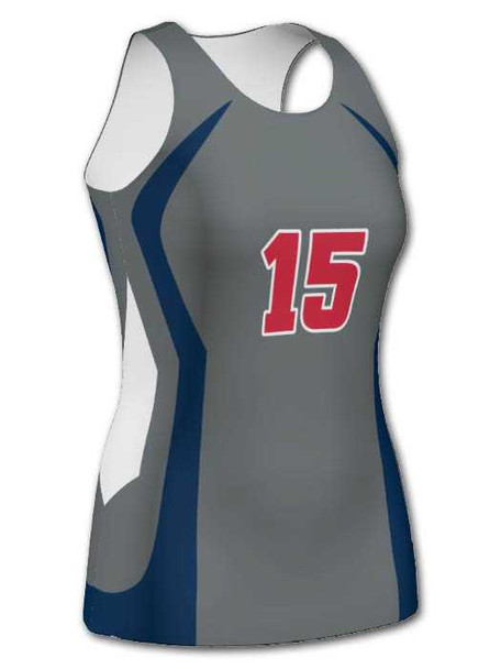 Control Series - "Spire" Sleeveless Custom Sublimated Volleyball Jersey Sleeveless Volleyball Jerseys All Sports Uniforms