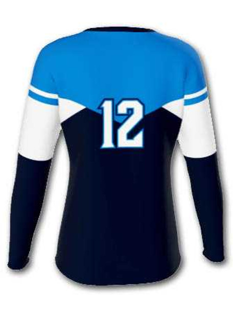 Control Series - "Attack Block" Custom Sublimated Volleyball Jersey Long Sleeve Volleyball Jerseys All Sports Uniforms