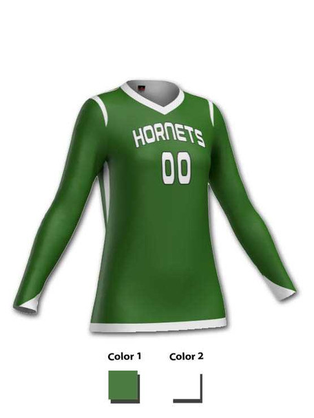Control Series - Quick Ship "Legion" Custom Sublimated Volleyball Jersey Long Sleeve Volleyball Jerseys All Sports Uniforms