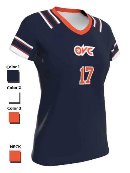 Control Series - Quick Ship "Cap Sleeve Assist" Custom Sublimated Volleyball Jersey Short Sleeve Volleyball Jerseys All Sports Uniforms