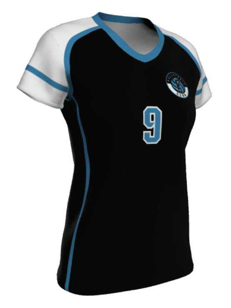 Control Series - Quick Ship "Cap Sleeve Bump Pass" Custom Sublimated Volleyball Jersey Short Sleeve Volleyball Jerseys All Sports Uniforms