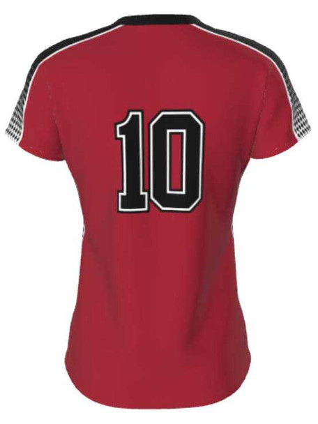 Control Series - Quick Ship "Cap Sleeve Power Alley" Custom Sublimated Volleyball Jersey Short Sleeve Volleyball Jerseys All Sports Uniforms