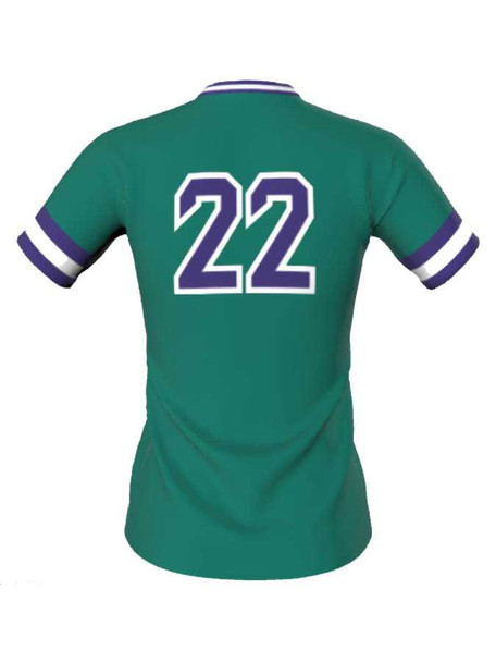 Control Series - Quick Ship "Short Sleeve Ace" Custom Sublimated Volleyball Jersey Short Sleeve Volleyball Jerseys All Sports Uniforms